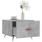 vidaXL Tavolino Salotto Grigio Cemento 50x50x40 cm Legno Multistrato