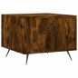 vidaXL Tavolino da Salotto Rovere Fumo 50x50x40 cm Legno Multistrato