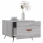 vidaXL Tavolino da Salotto Grigio Sonoma 50x50x40 cm Legno Multistrato