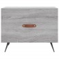 vidaXL Tavolino da Salotto Grigio Sonoma 50x50x40 cm Legno Multistrato