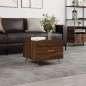 vidaXL Tavolino da Salotto Rovere Marrone 50x50x40cm Legno Multistrato