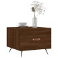 vidaXL Tavolino da Salotto Rovere Marrone 50x50x40cm Legno Multistrato