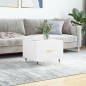 vidaXL Tavolino da Salotto Bianco 50x50x40 cm in Legno Multistrato