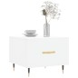 vidaXL Tavolino da Salotto Bianco 50x50x40 cm in Legno Multistrato