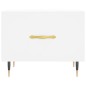 vidaXL Tavolino da Salotto Bianco 50x50x40 cm in Legno Multistrato