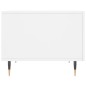 vidaXL Tavolino da Salotto Bianco 50x50x40 cm in Legno Multistrato
