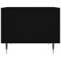 vidaXL Tavolino da Salotto Nero 50x50x40 cm in Legno Multistrato