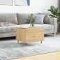 vidaXL Tavolino da Salotto Rovere Sonoma 50x50x40 cm Legno Multistrato