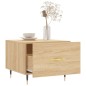 vidaXL Tavolino da Salotto Rovere Sonoma 50x50x40 cm Legno Multistrato