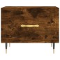 vidaXL Tavolino da Salotto Rovere Fumo 50x50x40 cm Legno Multistrato
