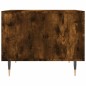 vidaXL Tavolino da Salotto Rovere Fumo 50x50x40 cm Legno Multistrato