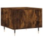 vidaXL Tavolino da Salotto Rovere Fumo 50x50x40 cm Legno Multistrato