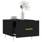 vidaXL Tavolino da Salotto Nero 50x50x40 cm in Legno Multistrato