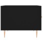 vidaXL Tavolino da Salotto Nero 50x50x40 cm in Legno Multistrato
