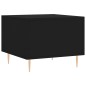 vidaXL Tavolino da Salotto Nero 50x50x40 cm in Legno Multistrato