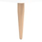vidaXL Tavolino da Salotto Bianco Lucido 50x50x40 cm Legno Multistrato