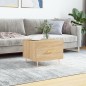 vidaXL Tavolino da Salotto Rovere Sonoma 50x50x40 cm Legno Multistrato