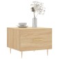 vidaXL Tavolino da Salotto Rovere Sonoma 50x50x40 cm Legno Multistrato
