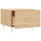 vidaXL Tavolino da Salotto Rovere Sonoma 50x50x40 cm Legno Multistrato