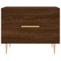 vidaXL Tavolino da Salotto Rovere Marrone 50x50x40cm Legno Multistrato