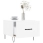 vidaXL Tavolino da Salotto Bianco 50x50x40 cm in Legno Multistrato