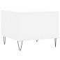 vidaXL Tavolino da Salotto Bianco 50x50x40 cm in Legno Multistrato