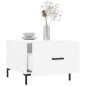 vidaXL Tavolino da Salotto Bianco 50x50x40 cm in Legno Multistrato