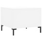 vidaXL Tavolino da Salotto Bianco 50x50x40 cm in Legno Multistrato