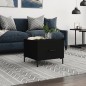 vidaXL Tavolino da Salotto Nero 50x50x40 cm in Legno Multistrato