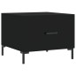 vidaXL Tavolino da Salotto Nero 50x50x40 cm in Legno Multistrato