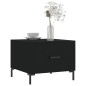 vidaXL Tavolino da Salotto Nero 50x50x40 cm in Legno Multistrato