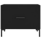 vidaXL Tavolino da Salotto Nero 50x50x40 cm in Legno Multistrato