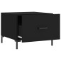 vidaXL Tavolino da Salotto Nero 50x50x40 cm in Legno Multistrato