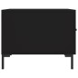 vidaXL Tavolino da Salotto Nero 50x50x40 cm in Legno Multistrato