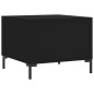 vidaXL Tavolino da Salotto Nero 50x50x40 cm in Legno Multistrato