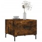vidaXL Tavolino da Salotto Rovere Fumo 50x50x40 cm Legno Multistrato