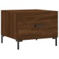 vidaXL Tavolino da Salotto Rovere Marrone 50x50x40cm Legno Multistrato