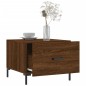 vidaXL Tavolino da Salotto Rovere Marrone 50x50x40cm Legno Multistrato