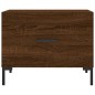 vidaXL Tavolino da Salotto Rovere Marrone 50x50x40cm Legno Multistrato