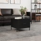 vidaXL Tavolino da Salotto Nero 50x50x40 cm in Legno Multistrato