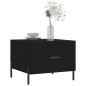 vidaXL Tavolino da Salotto Nero 50x50x40 cm in Legno Multistrato