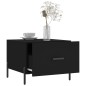 vidaXL Tavolino da Salotto Nero 50x50x40 cm in Legno Multistrato