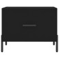 vidaXL Tavolino da Salotto Nero 50x50x40 cm in Legno Multistrato