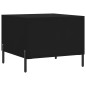vidaXL Tavolino da Salotto Nero 50x50x40 cm in Legno Multistrato