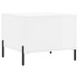 vidaXL Tavolino da Salotto Bianco Lucido 50x50x40 cm Legno Multistrato