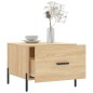 vidaXL Tavolino da Salotto Rovere Sonoma 50x50x40 cm Legno Multistrato