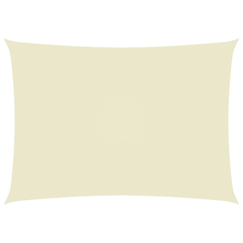 Parasole a Vela Oxford Rettangolare 3x4,5 m Crema