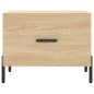 vidaXL Tavolino da Salotto Rovere Sonoma 50x50x40 cm Legno Multistrato