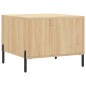 vidaXL Tavolino da Salotto Rovere Sonoma 50x50x40 cm Legno Multistrato
