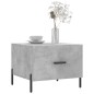 vidaXL Tavolino Salotto Grigio Cemento 50x50x40 cm Legno Multistrato